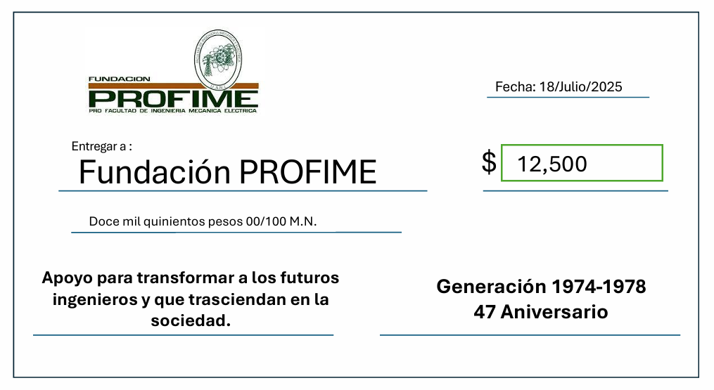 Cheque Generación 1974-1978